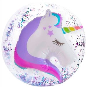 ThreeCheers forGirls 3D UnicornConfetti Beach Ball